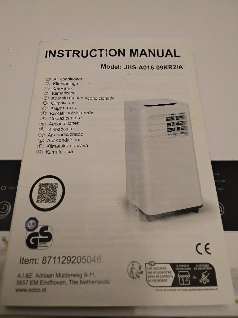 Mobiele airco, Witgoed en Apparatuur, Ophalen, Gebruikt, Minder dan 60 m³, 3 snelheden of meer