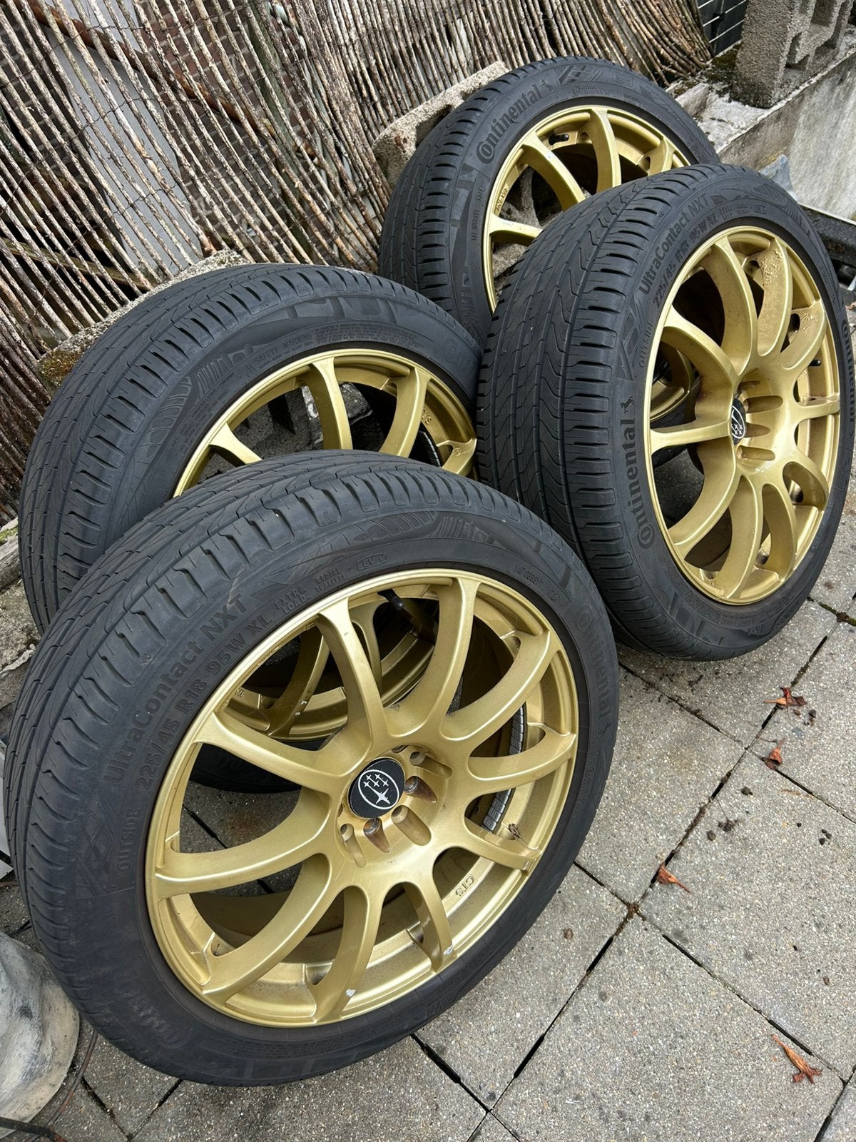 18” velgen met nieuwe banden., Ophalen, 18 inch, Gebruikt, Band(en)