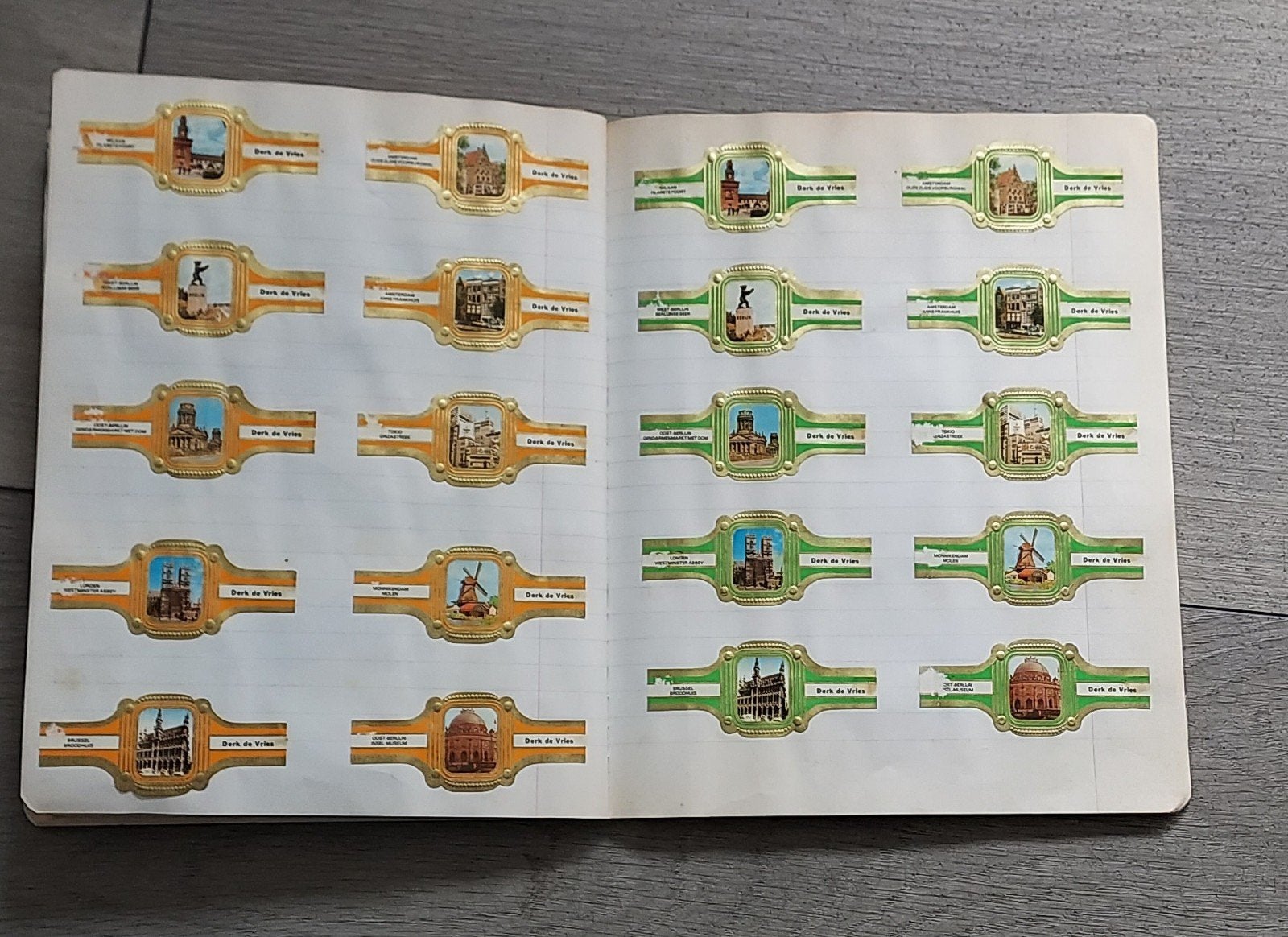 Vintage sigarenbandjes album - Zeldzame verzameling, Ophalen, Gebruikt