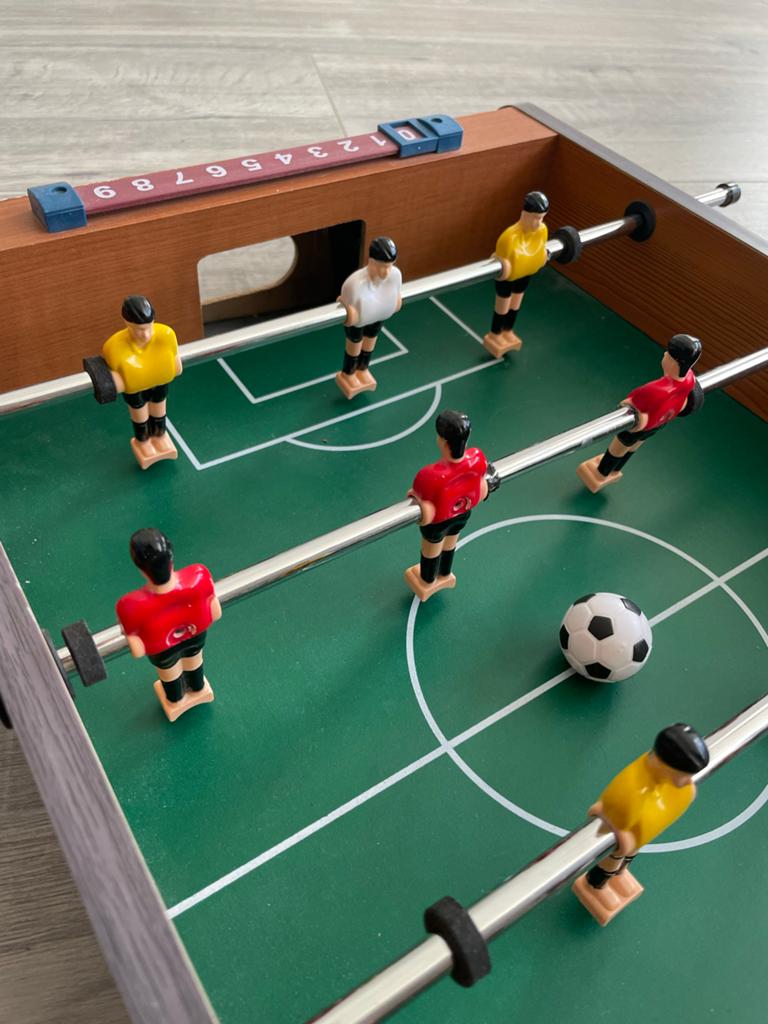 Tafelvoetbalspel - Compact en Draagbaar, Kinderen en Baby's, Speelgoed | Voetbaltafels, Ophalen, Gebruikt