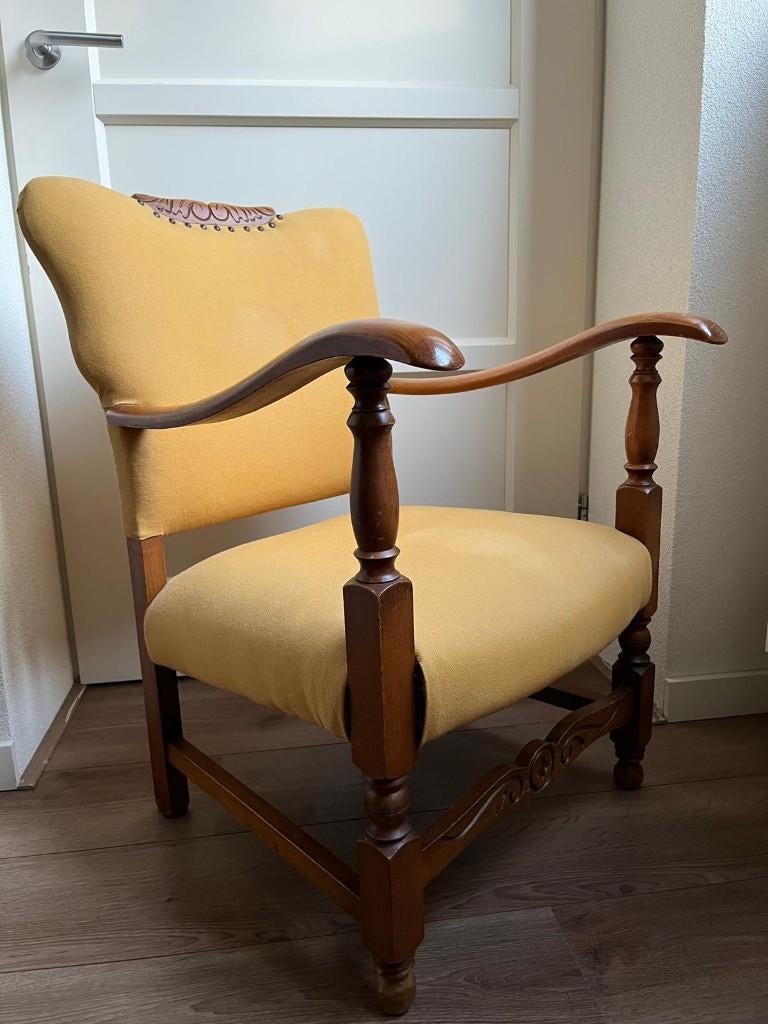 Brocant Frans stoeltje, Antiek en Kunst, Antiek | Meubels | Stoelen en Banken, Ophalen