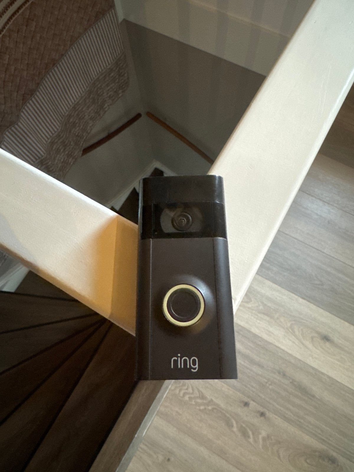 Ring Video Deurbel - Draadloos met Camera en Terugspreekfunc, Ophalen of Verzenden, Bewegingsdetectiesensor, Zo goed als nieuw