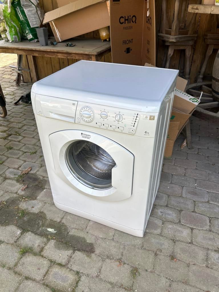 Hotpoint Ariston Wasmachine 6kg - Goed Werkend, Witgoed en Apparatuur, Wasmachines, Ophalen, Gebruikt, Minder dan 85 cm, Voorlader
