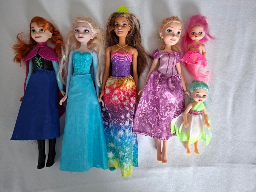 Anna, Elsa, barbiepop, Ophalen, Overige typen