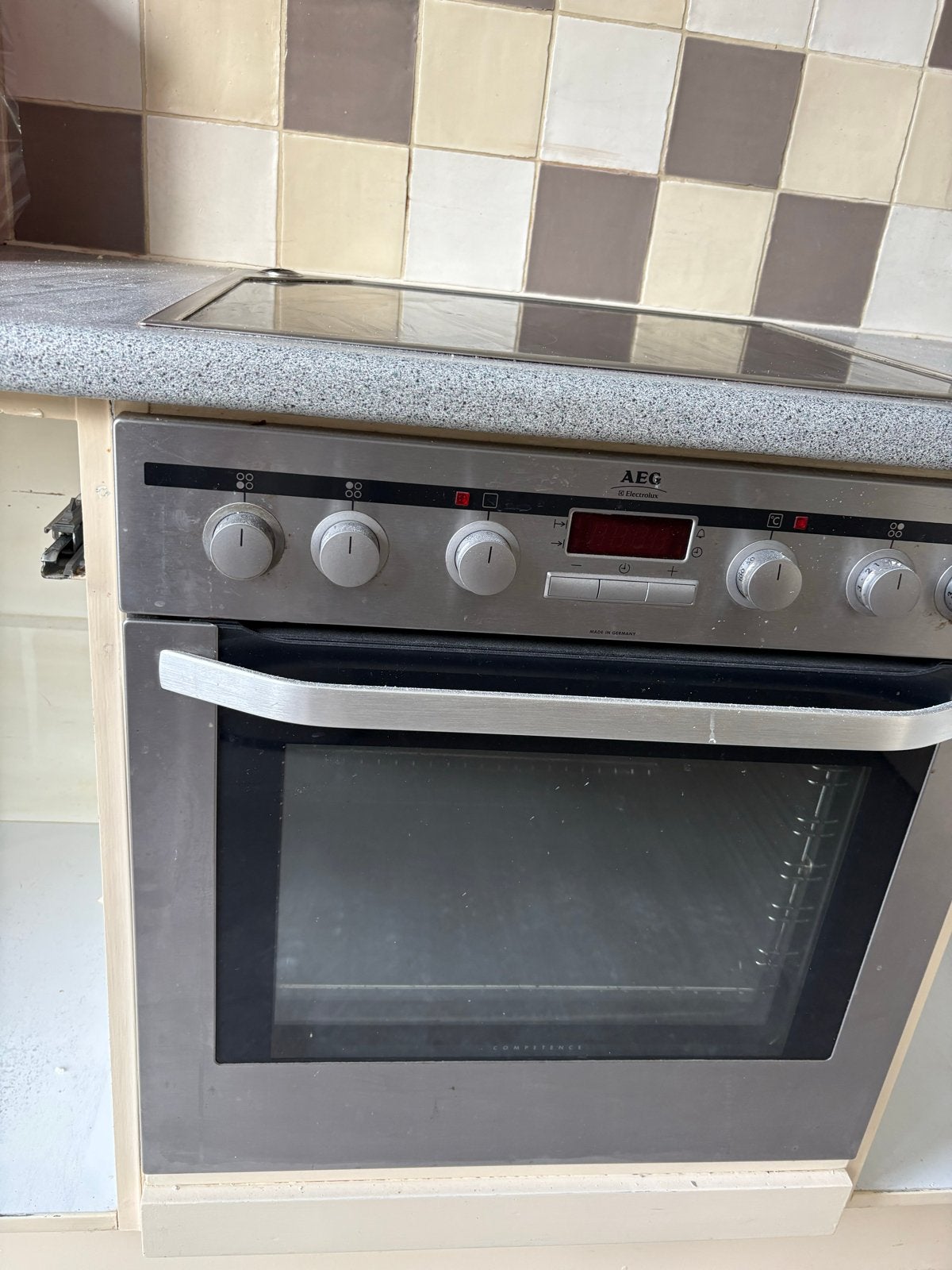 AEG Oven met Inductie Kookplaat, Ophalen, Gebruikt, 60 cm of meer, 4 kookzones