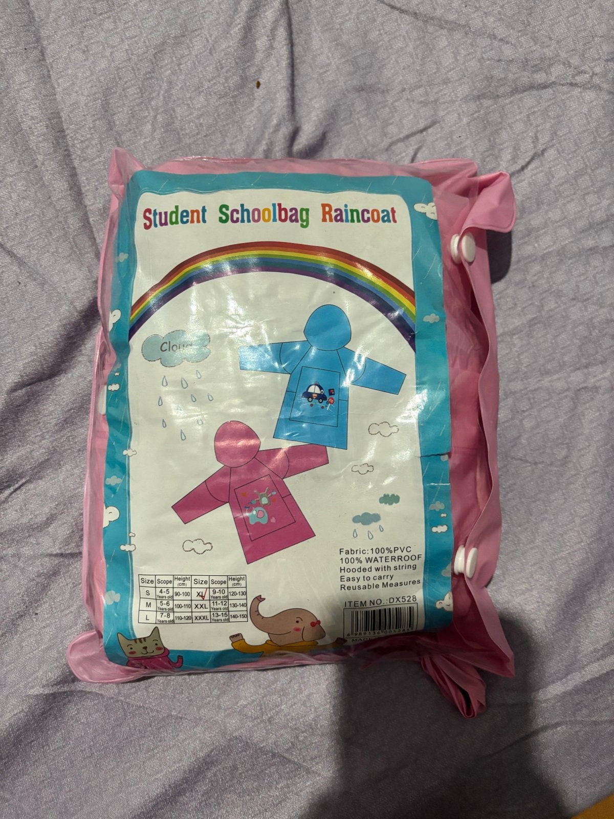 Nieuwe Student Schooltas Regenjas - Diverse Maten, Kinderen en Baby's, Ophalen, Nieuw, Jongen of Meisje