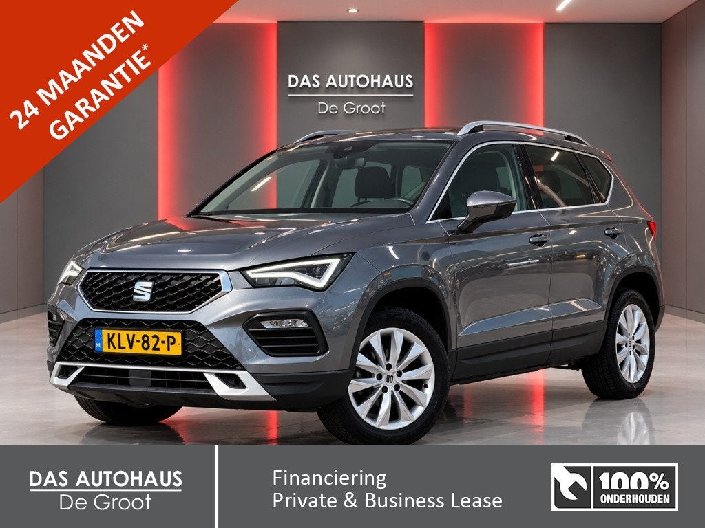 SEAT Ateca 1.0TSI 110pk Style Business | Navi | Camera | Tre, Keurmerk '100% Onderhouden', Stof, Gebruikt, Euro 6