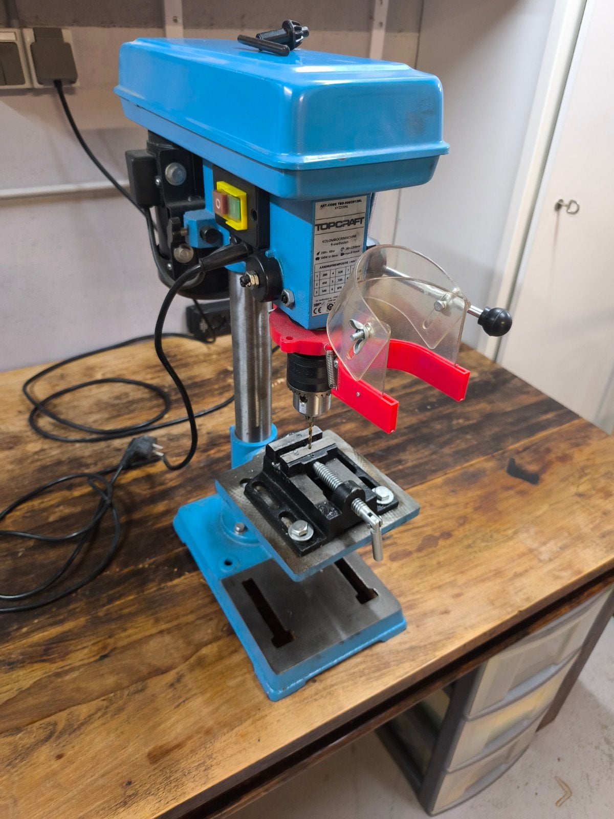 Topcraft Kolomboormachine TBD-500/2012NL - Zo goed als nieuw, Ophalen, Zo goed als nieuw, 400 tot 600 watt, Kolomboormachine