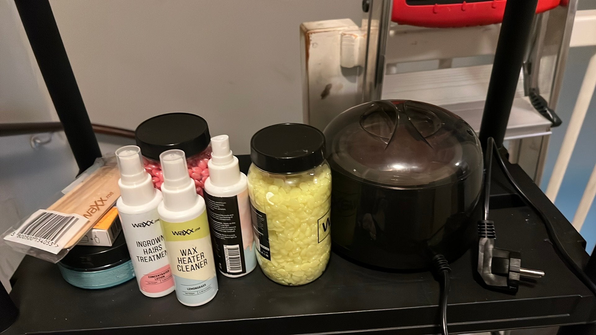 Complete waxset ontharing – waxverwarmer, en accessoires, Ophalen of Verzenden, Gebruikt