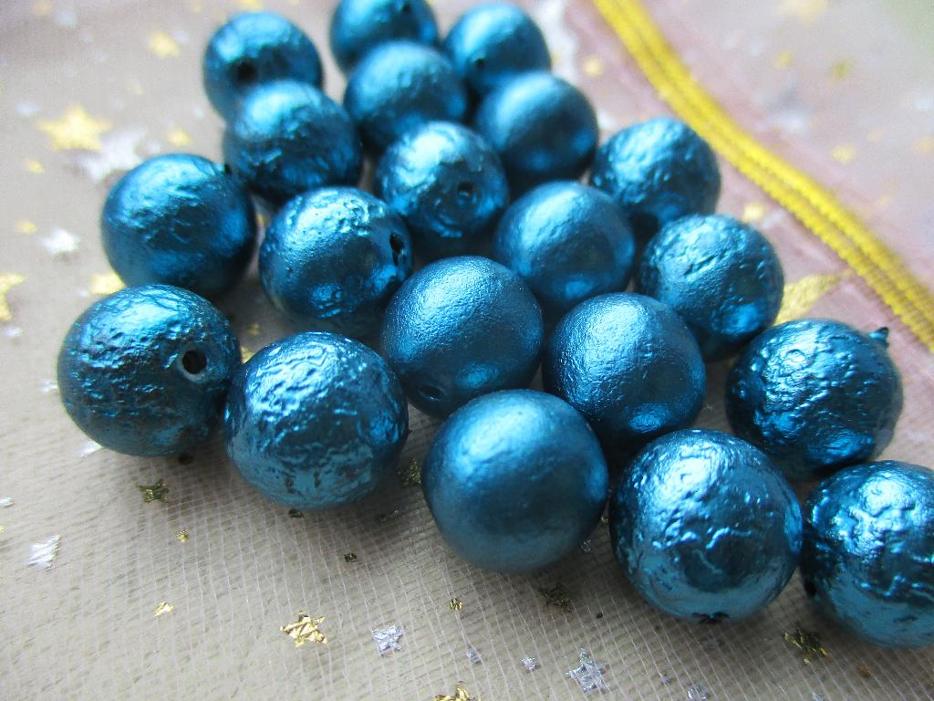 255/ mooie blauwe iced glasparels, Ophalen of Verzenden, Nieuw, Kraal