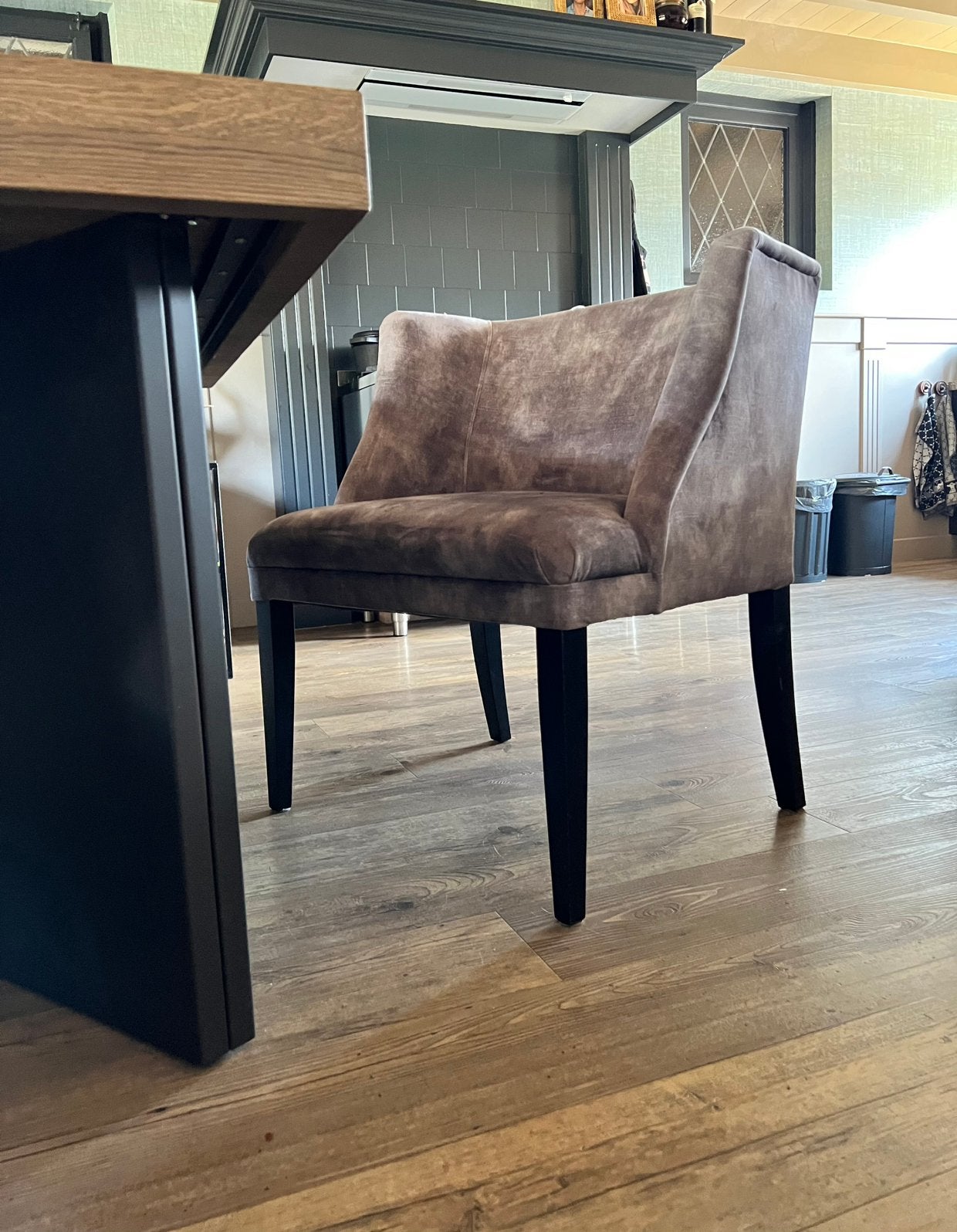 Brede stoel 3x voor eettafel of als fauteuil Olav Home, Ophalen, Overige kleuren, Zo goed als nieuw, Eén