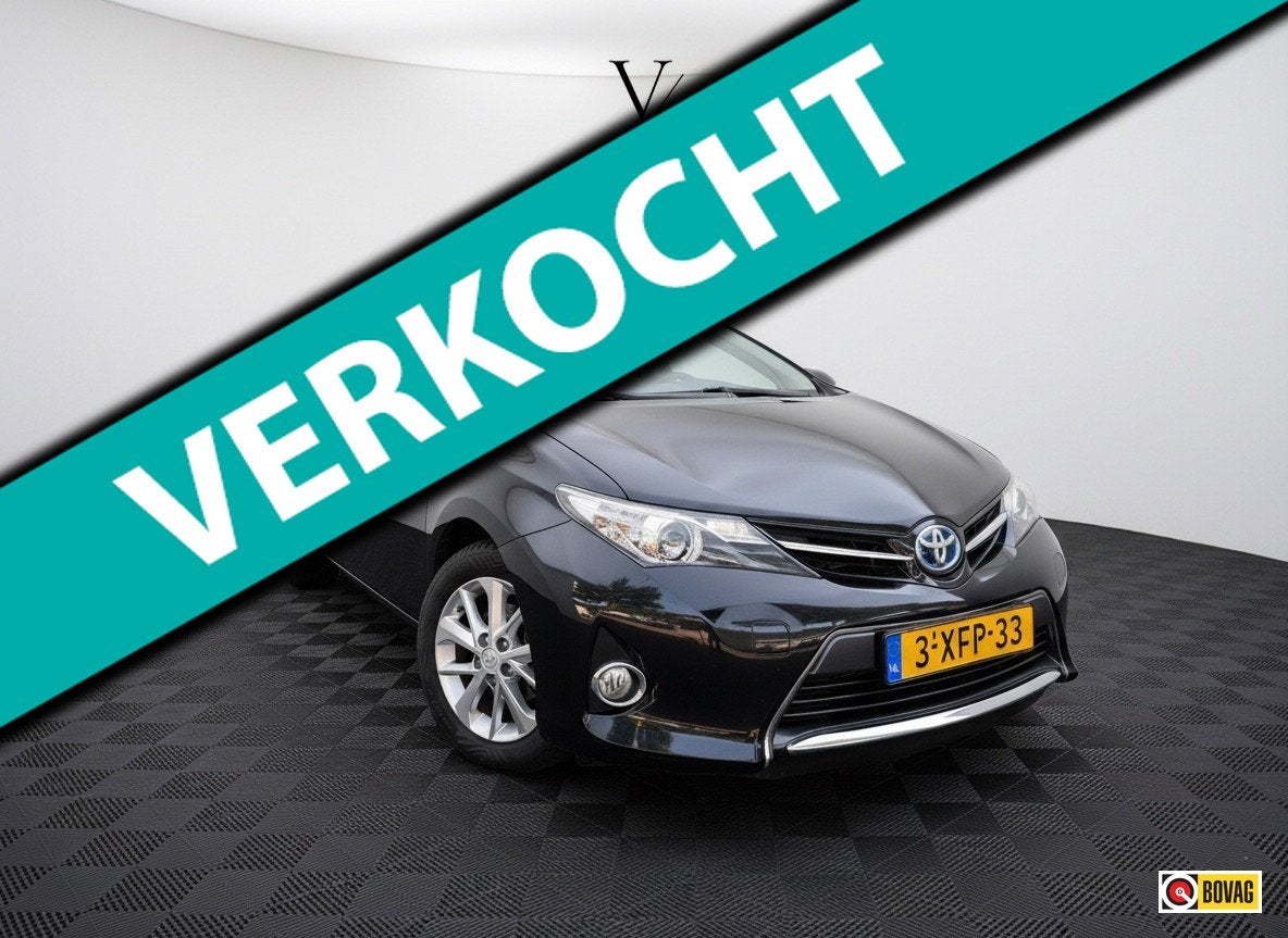 Toyota Auris 1.8 Hybrid Dynamic, Auto's, Toyota, Euro 5, Gebruikt, 4 cilinders, Zwart