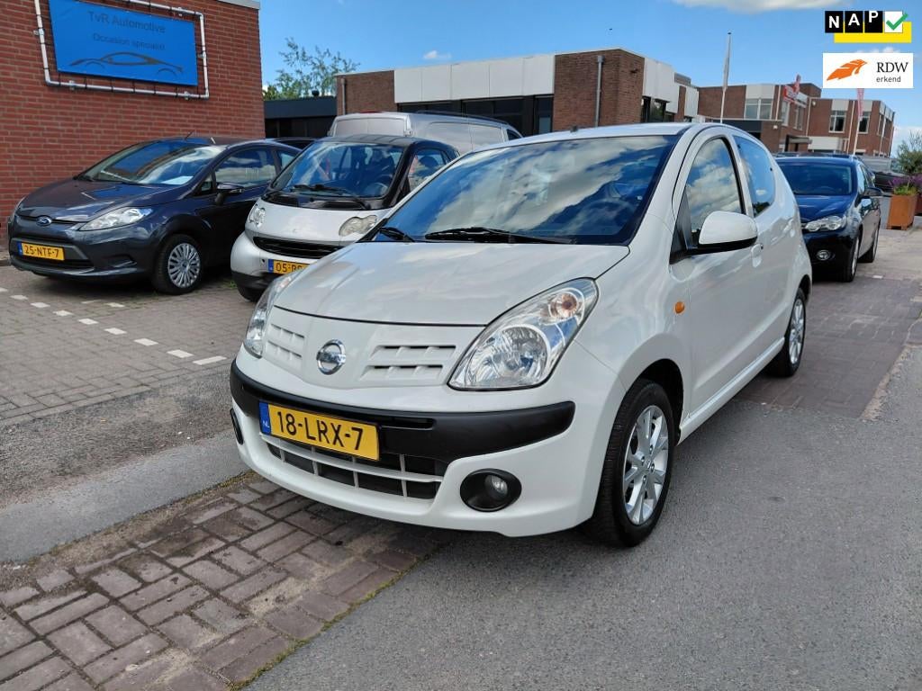 Nissan Pixo 1.0 Look Airco 5Drs Nieuwe Apk, Auto's, Nissan, Voorwielaandrijving, Euro 5, Stof, Gebruikt