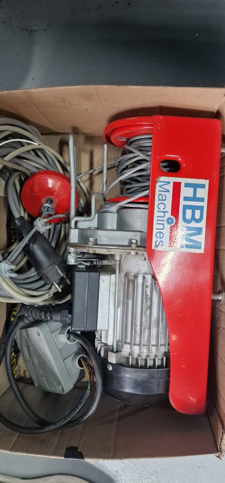 HBM Machines PA 400D Elektrische Takel, Ophalen of Verzenden, Zo goed als nieuw
