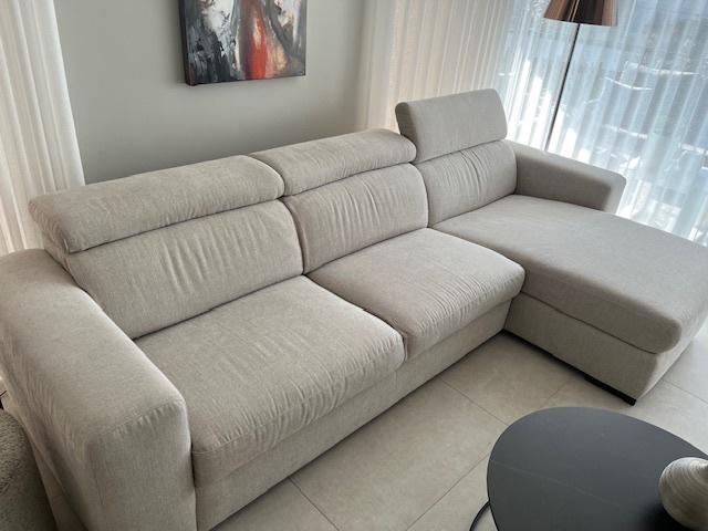 Bank Natuzzi, Ophalen, 150 tot 200 cm, 75 tot 100 cm, Zo goed als nieuw