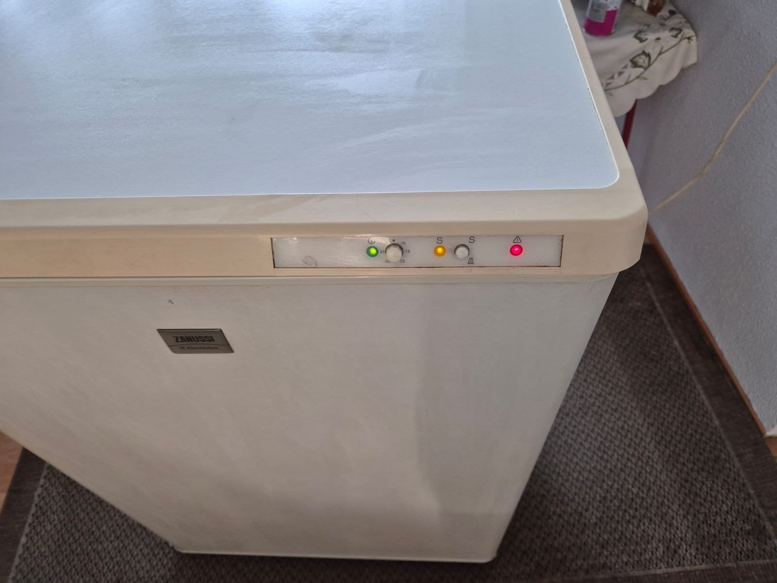 Zanussi vriezer met lades - Gebruikt, Ophalen, Gebruikt, 120 tot 140 cm, 100 tot 150 liter
