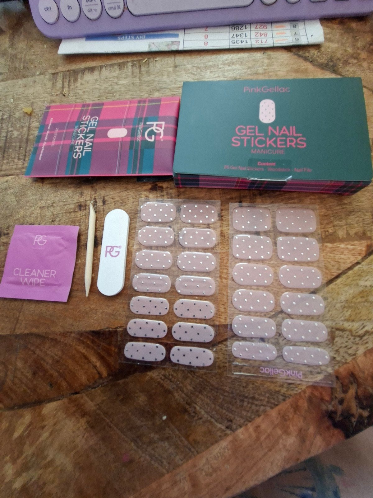 PinkGellac Gel Nail Stickers & Press-On Nails Manicure Set, Ophalen of Verzenden, Nieuw, Overige typen