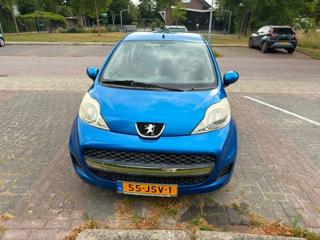 Peugeot 107 1.0 GT Line, Stof, Blauw, Handgeschakeld, Grijs