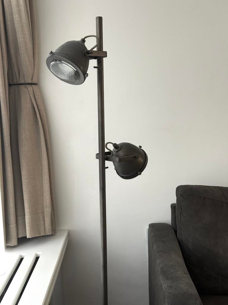 Vloerlamp industrieel, Huis en Inrichting, Lampen | Vloerlampen, Ophalen, Zo goed als nieuw, 150 tot 200 cm