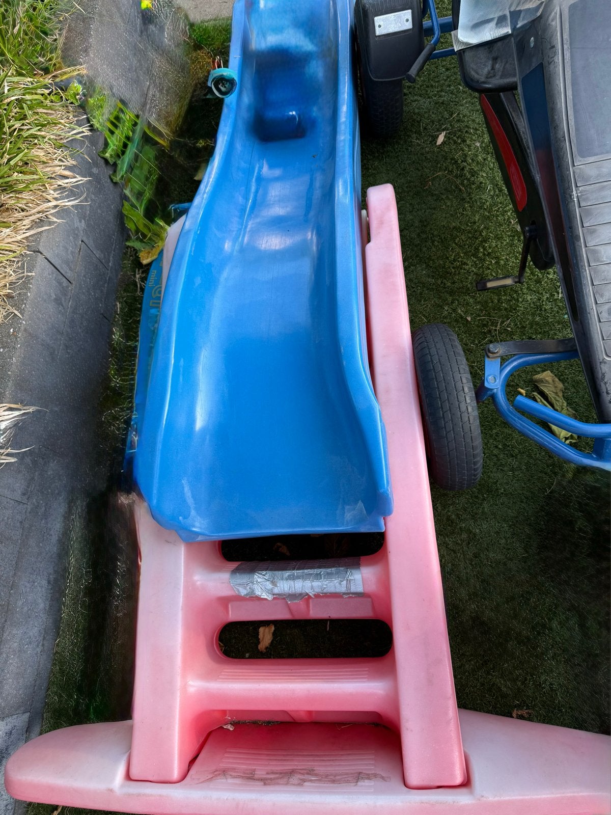 Little Tikes Grote Glijbaan Inklapbaar - Stabiel en Sterk, Ophalen, Gebruikt, Glijbaan