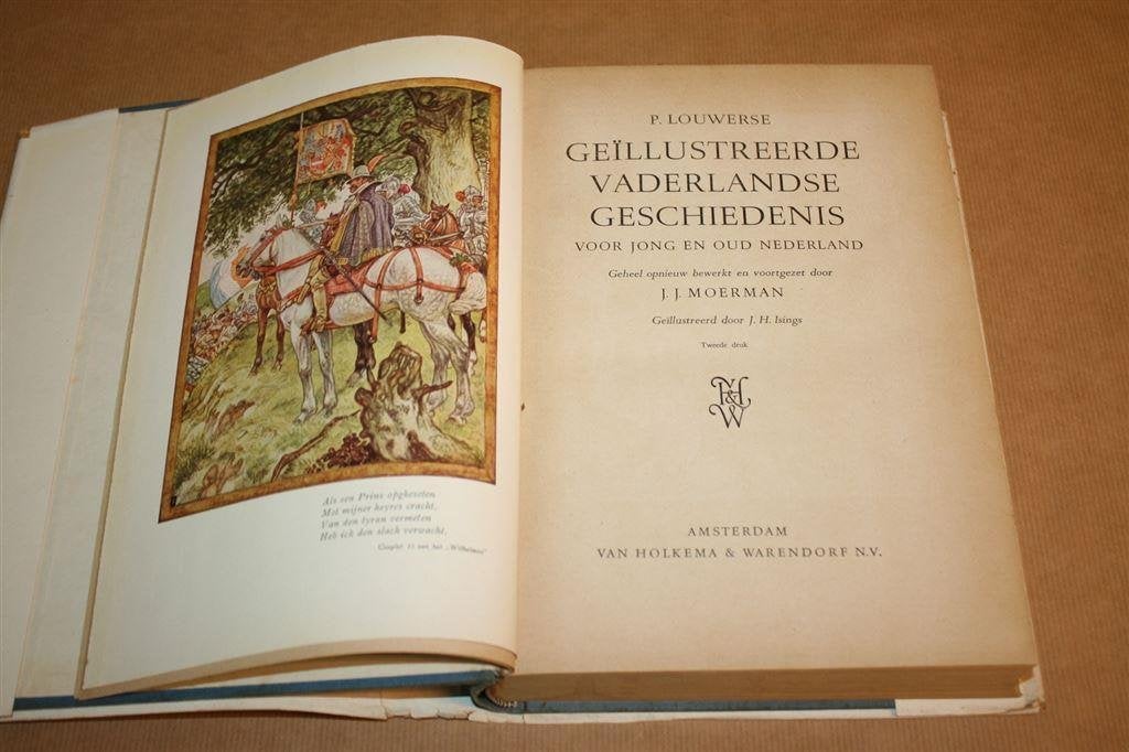Geïll. Vaderlandse Geschiedenis - Louwerse, Isings -1947, Ophalen of Verzenden, Gelezen