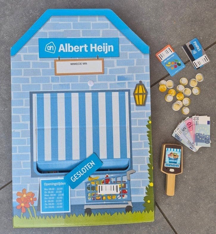 AH winkeltje compleet met handscanner, geld e.d., Albert Heijn, Ophalen