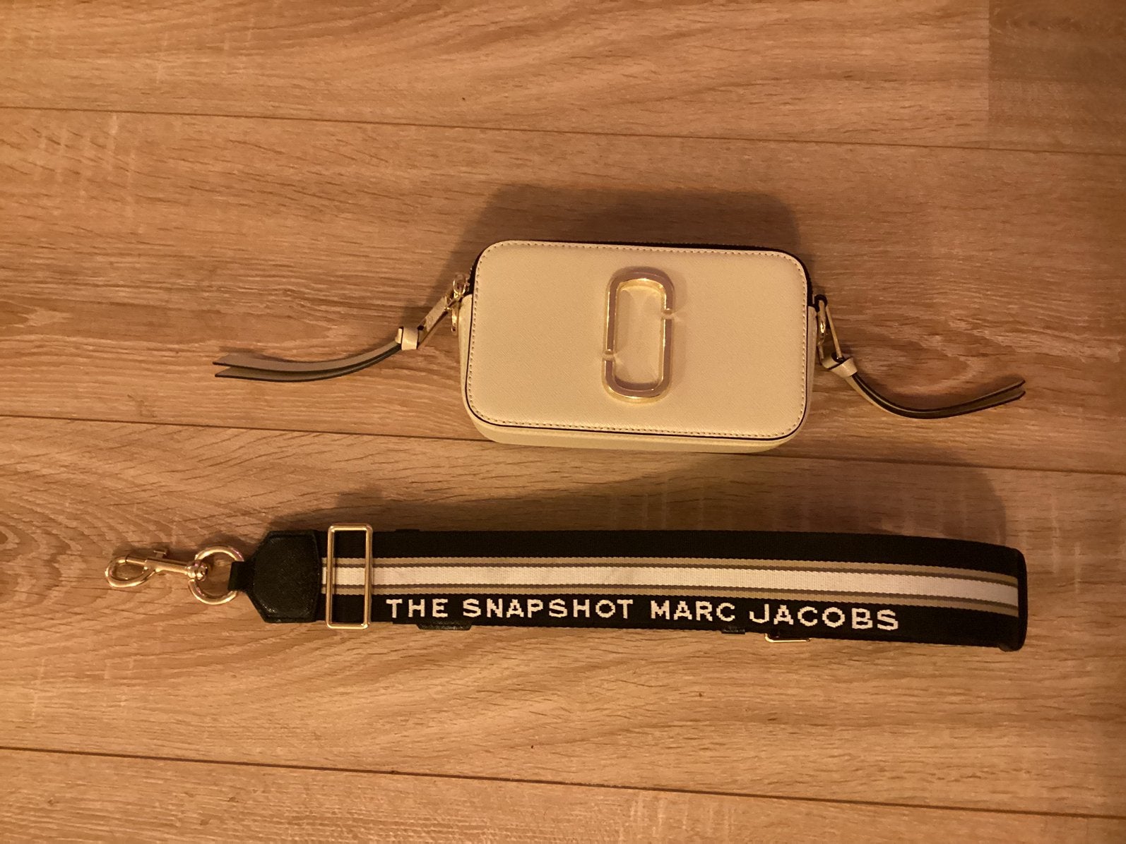 MARC JACOBS the snapshot crossbody bag beige, Ophalen of Verzenden, Nieuw