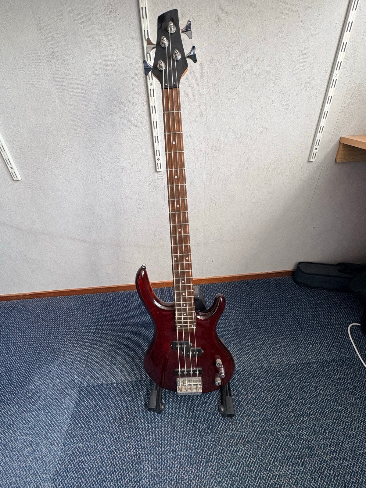 Rode basgitaar, Muziek en Instrumenten, Ophalen, Gebruikt, Elektrisch