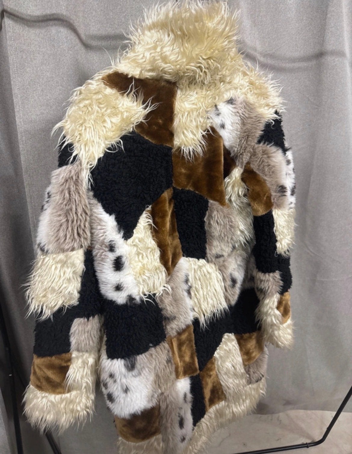 Cibyll bontjas patchwork maat 38 valt klein, Kleding | Dames, Ophalen of Verzenden, Zo goed als nieuw, Maat 36 (S), Meerkleurig
