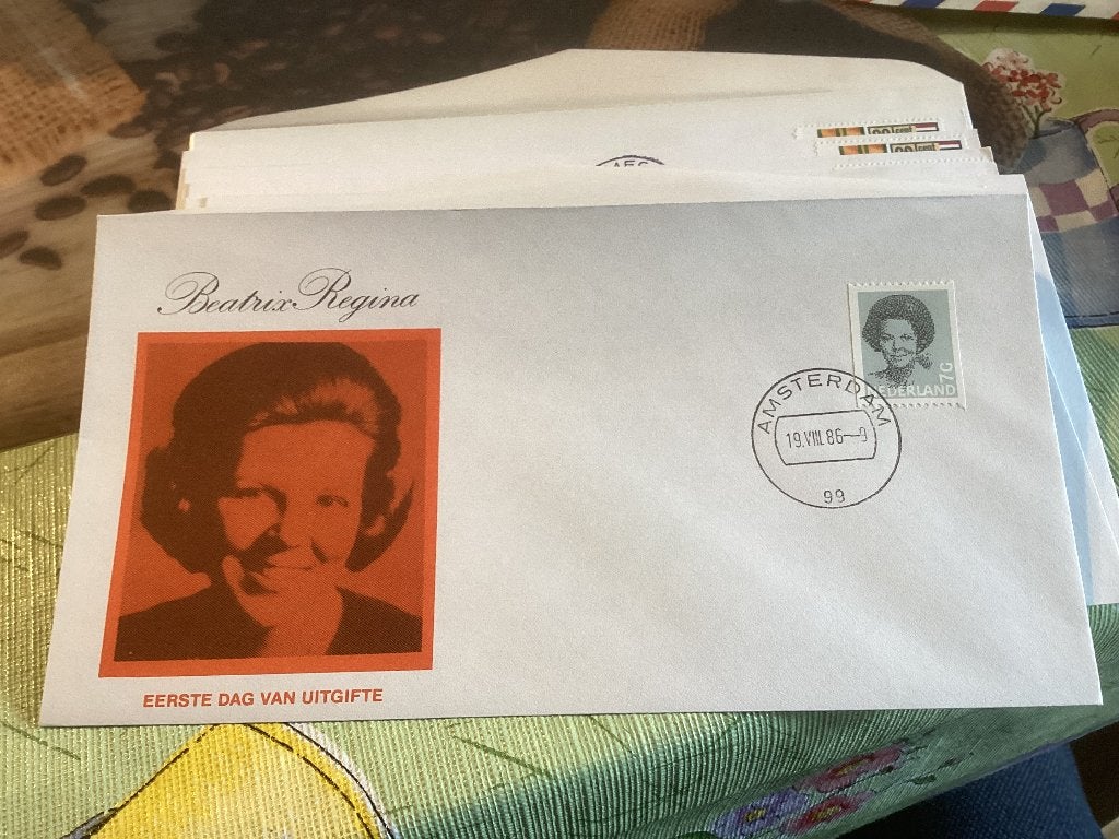 No5375 Beatrix Regina 1x rolzegel 19-8-1986 Amsterdam Heb oo, Ophalen, Onbeschreven, Nederland
