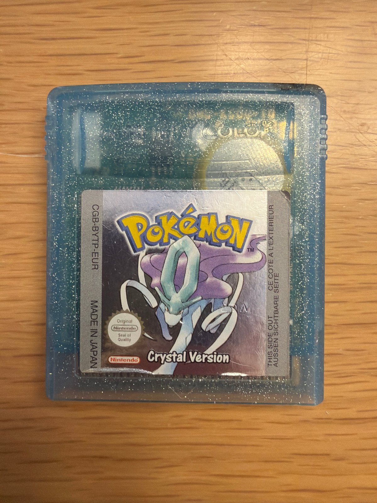 Pokémon Crystal Version Game Boy Color, Gebruikt, 1 speler, Ophalen of Verzenden, Role Playing Game (Rpg)