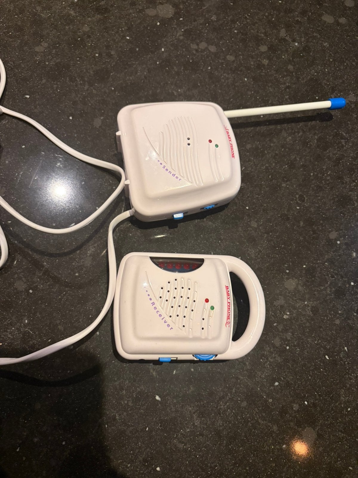 Babyfoon ontvanger en zender, Verzenden, Gebruikt