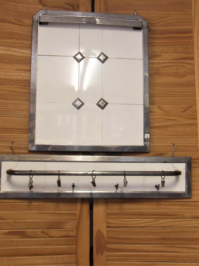 oud handdoekenrek/ keukenrek/ Lepelrek/ voordoek, Antiek en Kunst, Ophalen of Verzenden