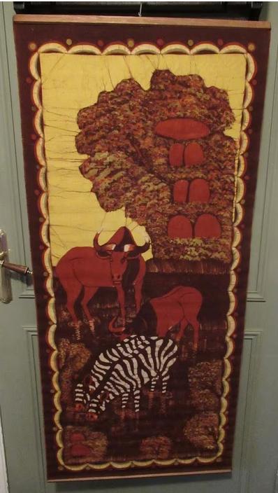 Wandkleed Afrikaans landschap, Oosterveldweg 15, 7274 DZ, Nieuw, Ophalen of Verzenden, Stichting Angel's Choice