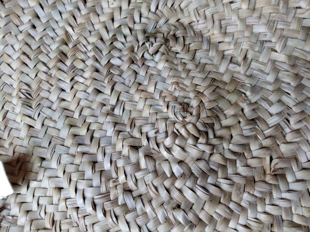 Tas rond riet diameter 45 cm, Ophalen of Verzenden, Nieuw, Bruin, Overige typen