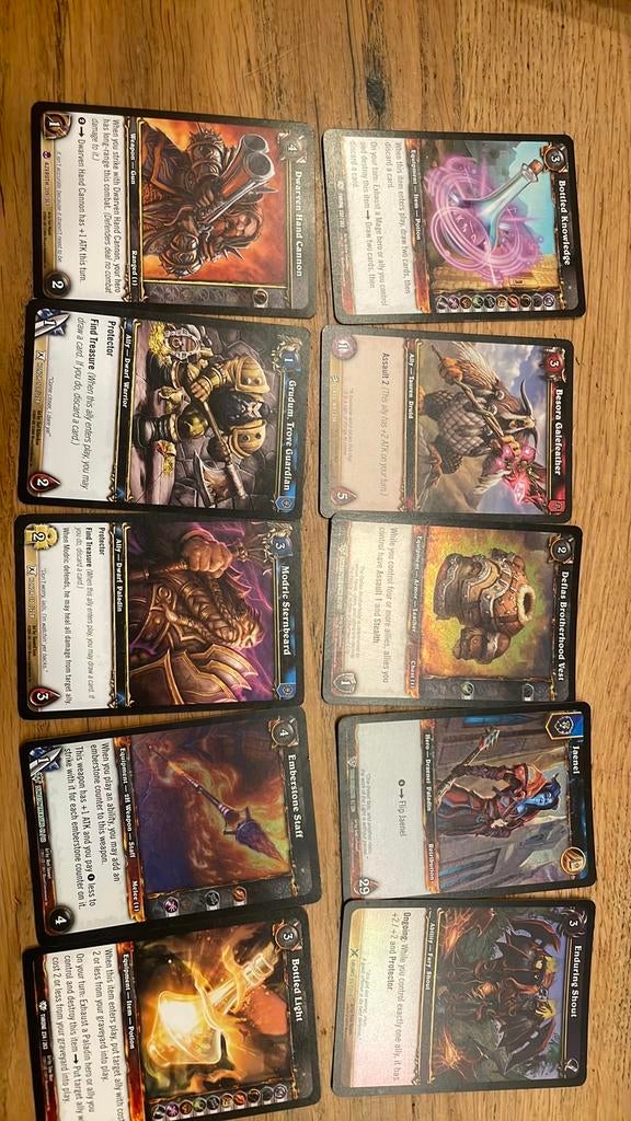 World of warcraft TCG 1000 willekeurige kaarten, Hobby en Vrije tijd, Verzamelkaartspellen | Overige, Ophalen of Verzenden, Zo goed als nieuw