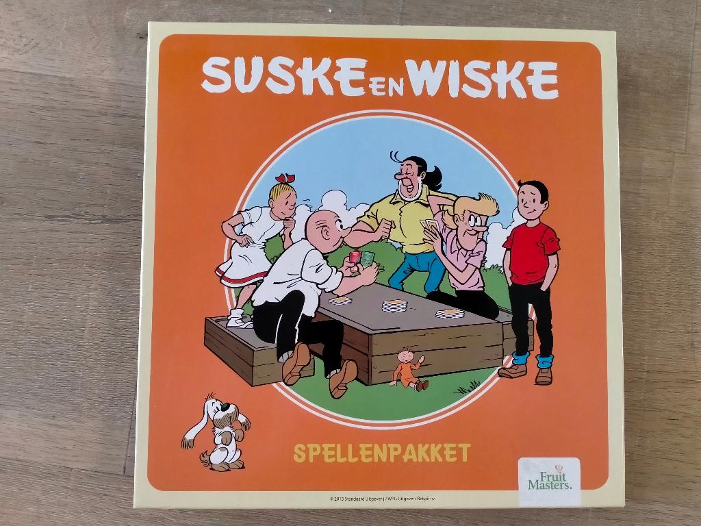 Suske en Wiske spellenpakket Fruitmasters strip uitgave, Ophalen of Verzenden, Suske en Wiske, Zo goed als nieuw, Overige typen