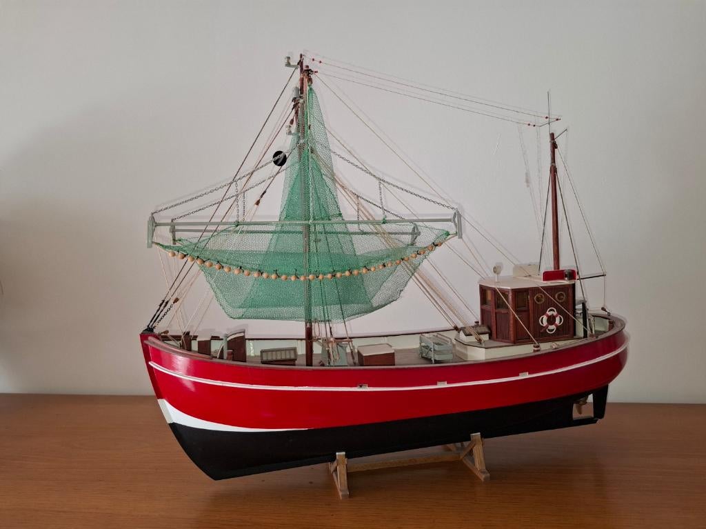 Zuiderzee Garnalen kotter (modelbouw), Hobby en Vrije tijd, Modelbouw | Boten en Schepen, Nieuw, Ophalen