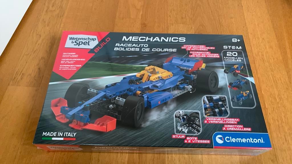 Clementoni mechanics racewagen, Ophalen of Verzenden, Nieuw