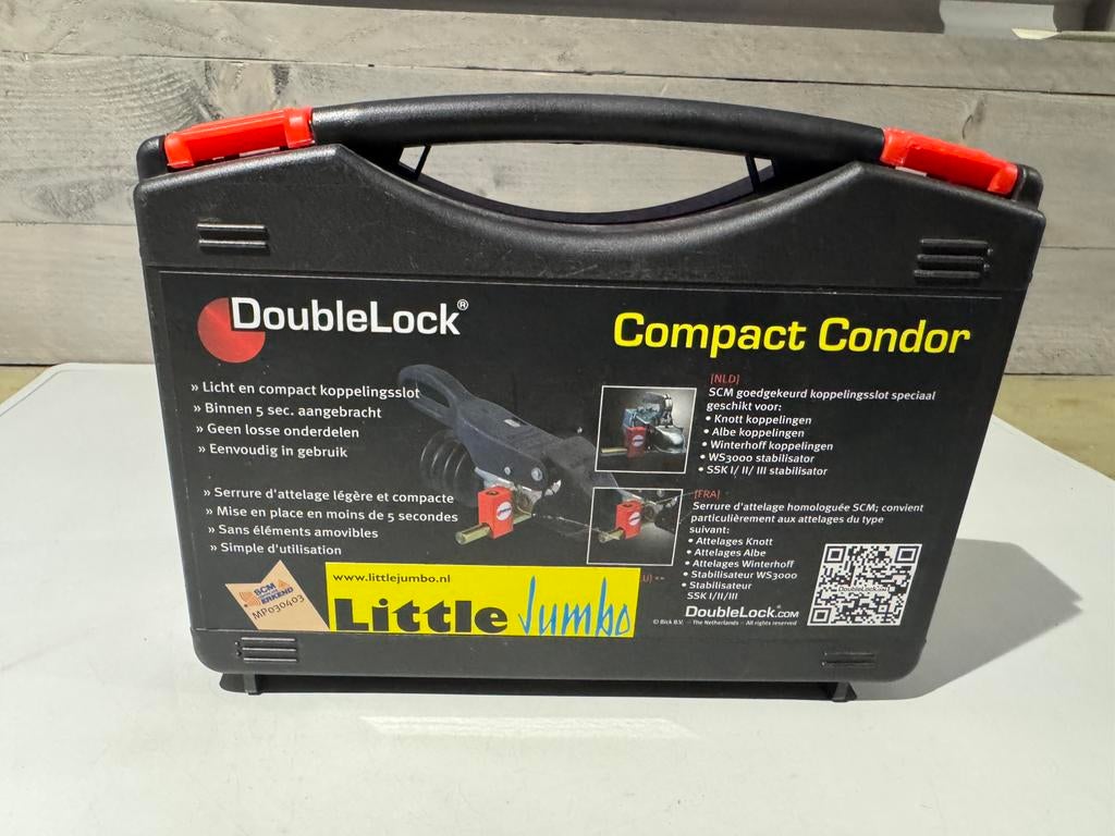 DoubleLock Condor - universeel toepasbaar SCM gekeurd, Caravans en Kamperen, Ophalen of Verzenden, Zo goed als nieuw, Nvt, Nvt
