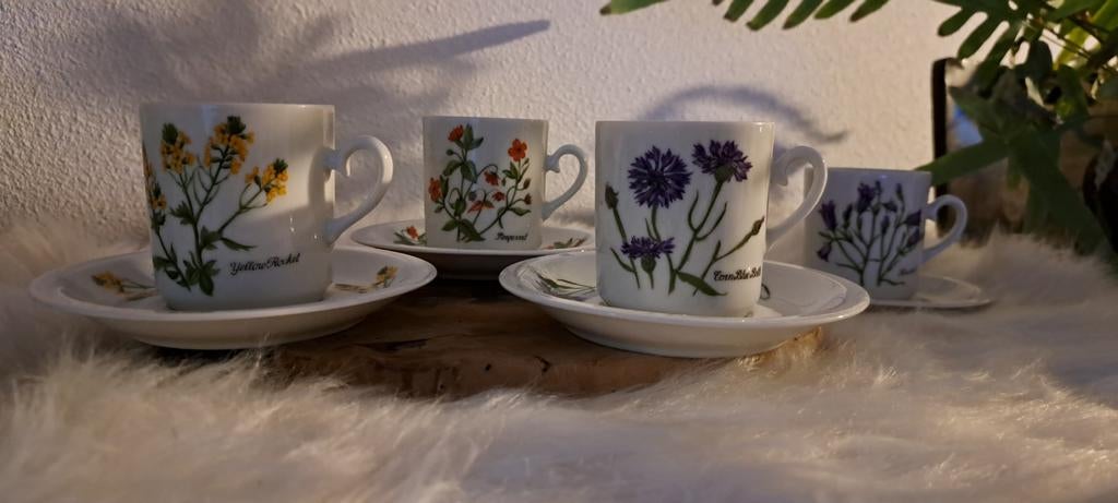 Vintage Kronester Bavaria Kopjes en Schoteltjes, Antiek en Kunst, Antiek | Servies compleet, Ophalen of Verzenden