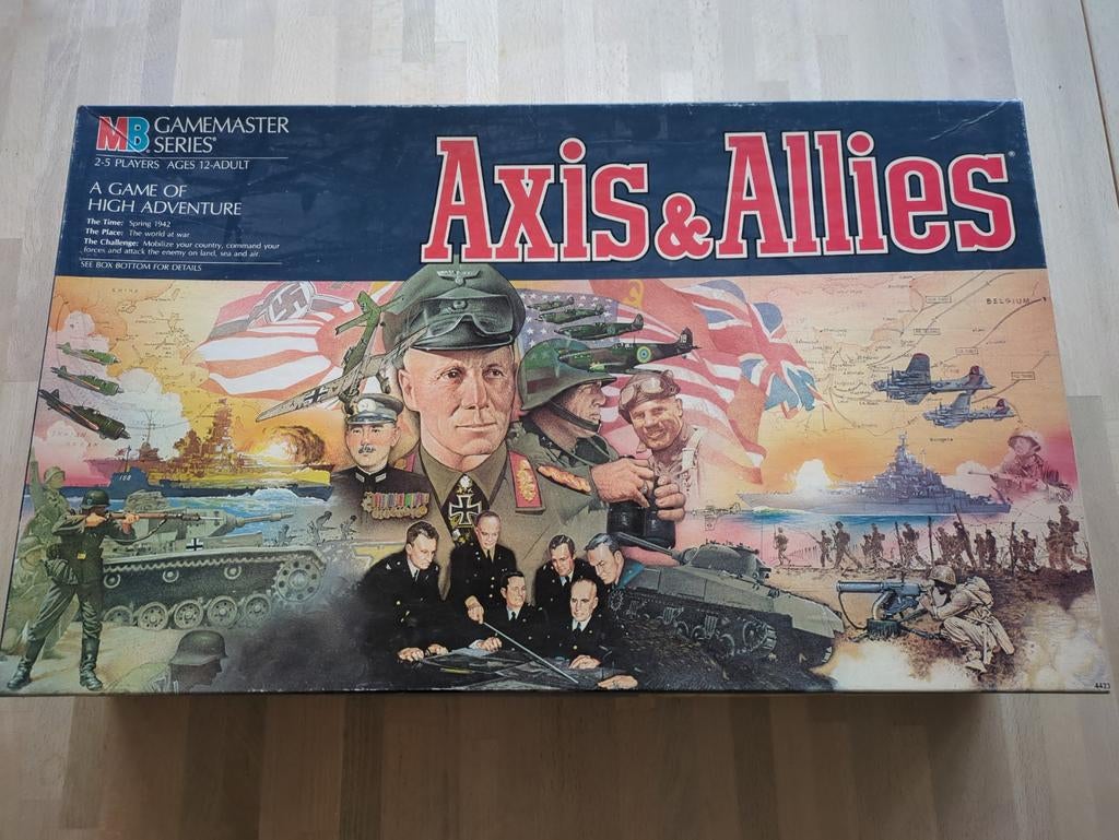 Axis & Allies bordspel compleet, Hobby en Vrije tijd, Gezelschapsspellen | Bordspellen, Vijf spelers of meer, Ophalen, Gebruikt