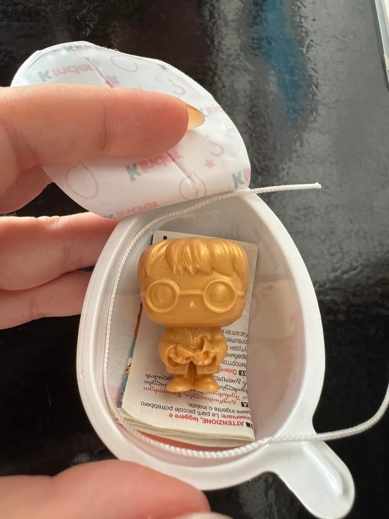 Gouden Harry Potter Kinder Joy, Ophalen of Verzenden, Nieuw, Overige typen