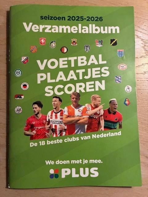 Voetbalplaatjes Plus te koop, Plus, Ophalen of Verzenden
