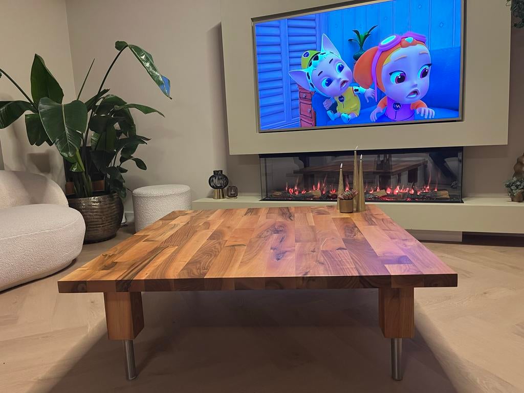 Pilat & Pilat Famylje Collection salontafel 117cm bij 117cm, Ophalen, 100 tot 150 cm, 200 cm of meer, 75 cm of meer