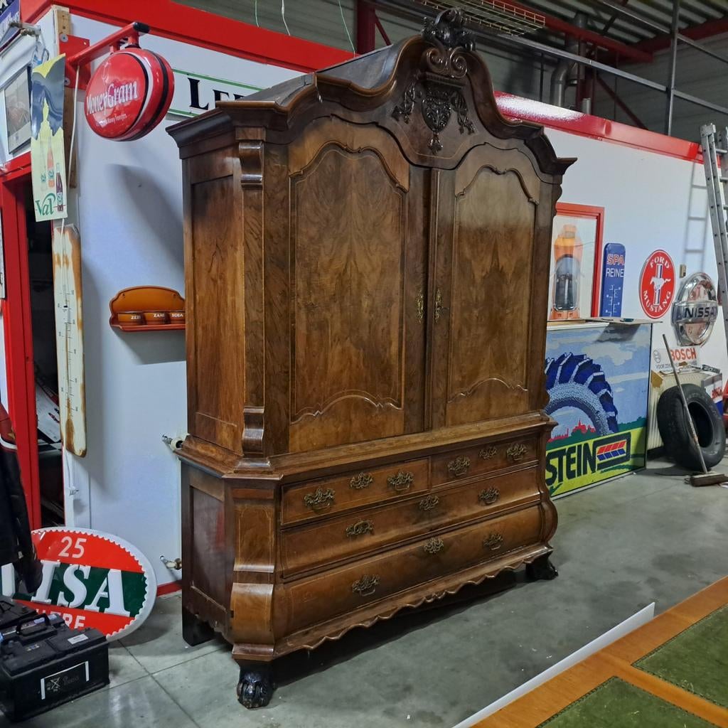 Antieke Nederlandse Kabinet kast - Ca. 1770/ 1800, Antiek en Kunst, Antiek | Meubels | Kasten, Ophalen