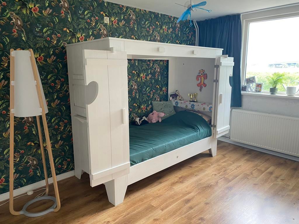 Lief! Bedstee bed Saar, Kinderen en Baby's, Kinderkamer | Bedden, Ophalen, Zo goed als nieuw, 180 cm of meer, 85 tot 100 cm