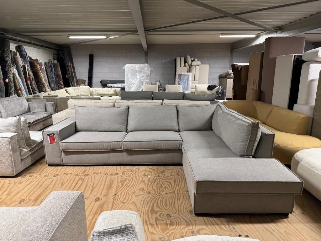 Hoekbank Berlin l Whoon l Meubilex l van €4075 voor €1999, Ophalen, 100 tot 125 cm, Hoekbank, 300 cm of meer