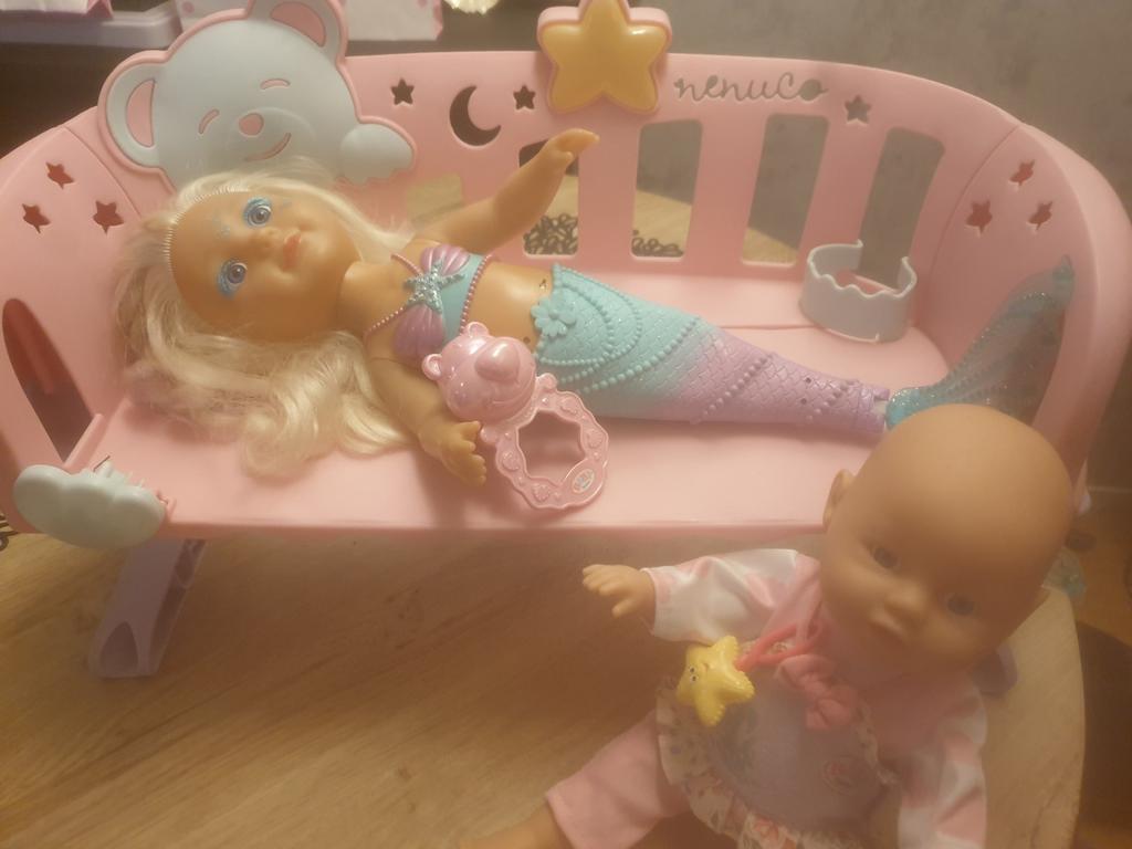 Babyborn poppen een zeemeermin babyborn en bedje etz, Ophalen of Verzenden
