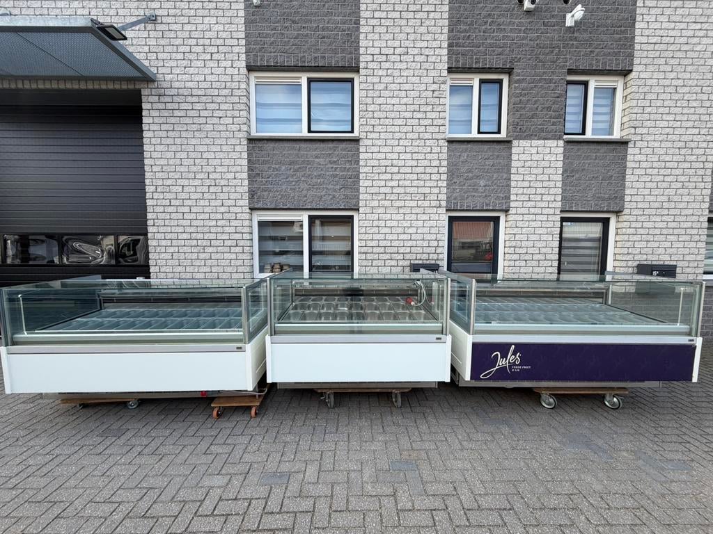 Schepijsvitrine ijsvitrine schepijs slagroommachine ijsmachi, Ophalen of Verzenden, Koelen en Vriezen